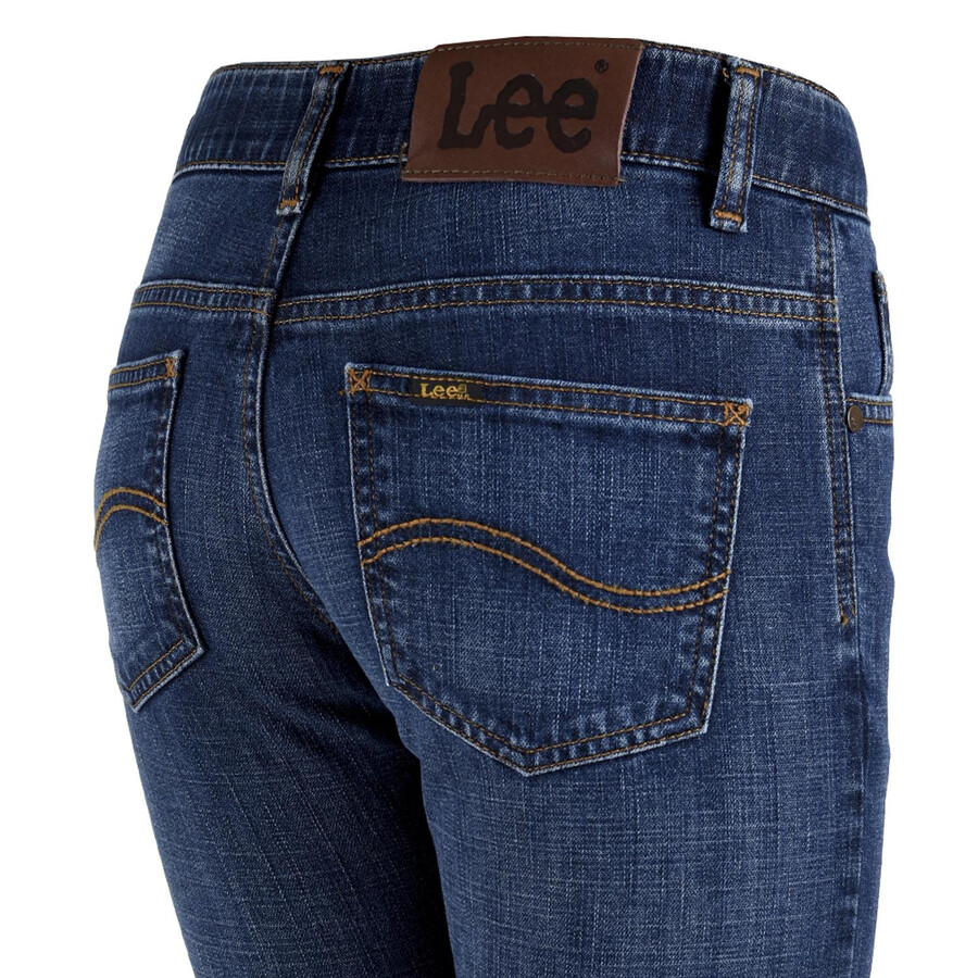 schmal geschnittene hose mit bund modell h50 lee jeans mexiko