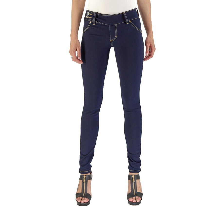 lee damenjeans skinny mit breitem bund a52